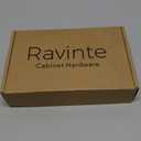 Ravinte 10 Pack 3 Inch Cabinet Pulls Brushed Nickel Sqaure Kitchen Cabinet Handles Silver Cabinet Hardware Stainless Steel Drawer Pulls 5 Inch Overall Length with Mounting Template