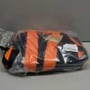 WOLT Basketball Backpack Large Sports Bag with Separate Ball Holder & Shoes Compartment, Best for Basketball, Soccer,Gym (Orange)