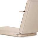 SUNROX All-Weather Fade-Resistant Lounge Chair Cushions DryFast Foam Chaise Lounge Cushions for Outdoor Furniture Patio Pool Lounge Chaise Cushions with Adjustable Straps 73x22 Inch, Husk Birch
