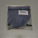 RUNNING GIRL Sports Bras for Women, Medium-High Impact Running Strappy Sports Bra with Removable Pads (Blue, XL)