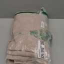 MIULEE Pinch Pleated Thick Linen Curtains 84 Inches Long 2 Panels for Living Room Bedroom, Linen Texture Memory Trained Pleat Drapes Rustic Farmhouse Track System Curtains with Hooks&Rings, Taupe (Burlywood Birch)