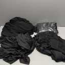 4-Pack Black Spandex Tablecloths – 72"x30"x30" Stretch Fitted Table Covers for 6ft Rectangle Folding Tables, Wrinkle-Resistant Tablecloth for Wedding, Banquet & Outdoor Events