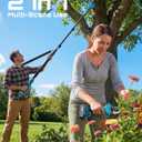 SEESII 2-in-1 Pole Pruning Shears: 1.6" Cutting Diameter Cordless Electric Pole Pruners - Brushless Motor, Dual 4.0Ah Batteries, Extra SK5 Blade, 4 Modes Adjustable Branches Cutter for Tree & Flower