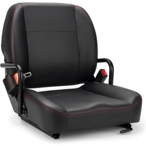 Universal Forklift Seat,Tractor Seat,with Hip Restaint,Micro Switch and Safety Belt,for Tractor,Mower,Skid Loader,Telehandler,Backhoe,Excavator Dozer