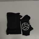 Hungdao 1 Set Volleyball Knee Pad and Arm Sleeve Volleyball Accessories Stuff Forearm Elbow Sleeve Wrist Guard with Protection Pad and Thumb Hole for Women Men Adult(Classic)