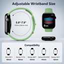 THWALK 6 Pack Sport Bands Compatible with Apple Watch Band Ultra 3/2/1 49mm, Series 11/10 46/42mm, 9/8/7 45/41mm, SE/6/5/4 44/40mm, 3/2/1 42/38mm for Women Men