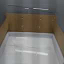 Acrylic Podium Stand with Storage Shelf, 45.5" Modern Clear Lectern with Reading Platform for Classroom, Weddings, Conference, Concert, Professional Presentation Podiums (White)