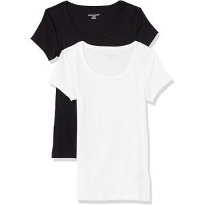 Amazon Essentials Women's Slim-Fit Cap-Sleeve Scoop Neck T-Shirt (XX-Large)