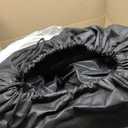 Kayme Half Car Cover, Windshield Cover for Ice and Snow Top with Reflective Straps, Roof Cover Waterproof All Weather Dust, Sun Protection. Front Rear Window Cover Fit SUV. YXL (158'' to 167'')