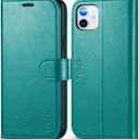 TUCCH Case Wallet for iPhone 11, Kickstand RFID Blocking Credit Card Holder [TPU Shockproof Interior Shell], PU Leather Magnetic Closure Folio Flip Cover Compatible with iPhone 11 6.1 inch 2019, Cyan