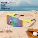 FEISEDY Sports Sunglasses for Men, Women and Teens - Baseball, Biking, Cycling UV400 Protection B2388