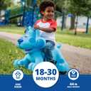 Kid Trax 6V Rideamals Blue's Clues Snack Time Interactive Ride-On Toy, for Ages 18-30 Months, Up to 44 Lbs., 20 Different Sounds, 3 Snacks Feed Blue, Rechargeable Battery Powered Electric, (KT1612WM)