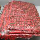 Artificial Flower Wall Panel: 24 x 16 Inch, Red, Set of 6