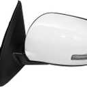 NLQR Left Driver Side Mirror Compatible with Mitsubishi Outlander 2014-2020 Door Mirrors Replacement Power Heated with Signal White 9 Pins #7632B353