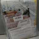 WTHYGB Office Chair Mat for Hardwood Floor Abstract Washable Desk Throw Rug for Rolling Chair Non-Slip Computer Chair Protector 36x60 (Blue Yellow)