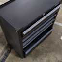 PeakPursuit 24-inch, 6-Drawer Rolling Tool Chest, with Lock System, Portable Tool Box with Wheels, Secure Storage Cabinet for Warehouse, Workshop, and Repair Shop, Black