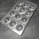 Goldbaking Ball Chocolate Mold Ball Polycarbonate Mould Chocolate Mold Hot Chocolate Bomb (Middle 2inch)