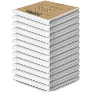 Artcome Flour Sack Towels - 100% Cotton, 12 Pack - Ultra Absorbent & Lint-Free Kitchen Dish Towels - Machine Washable & Durable Cleaning Cloths for Cooking, Baking, Craft & Household Use, 28"x28"