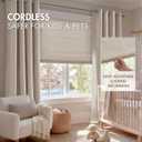 Madison Park Cordless Roman Shades for Indoor Windows, 34x64 Neutral