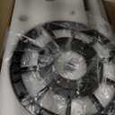 Fanbulous 72 Inch Black Ceiling Fans with 3CCT Lights and Remote, 24W