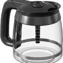 12-Cup Coffee Pot Replacement Carafe Compatible with Ninja Coffee Brewer Maker Models CE251 CE201 CE201C CE200 CE200C Model# XGLSLID200