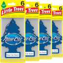 LITTLE TREES Air Fresheners Car Air Freshener. Hanging Tree Provides Long Lasting Scent for Auto or Home. New Car Scent, 24 Air Fresheners
