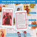 Garybank Guess Bible Who Am I Game 2nd Edition, Another 24 Classic Bible Characters with Life Story & Verse Cards, Biblical Study Supplies for Sunday School & Youth Group, Christian Gift for Kids, 9.8 x 9.8 x 0.1 inches