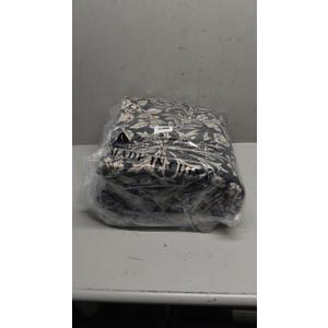 LIVEBOX 8x10 Area Rugs for Living Room, Vintage Floral Non-Slip Washable Rugs, Farmhouse Botanical Birds Nature Pattern Large Area Rug for Bedroom, Carpet for Dining Room Decor(Black,8'x10')