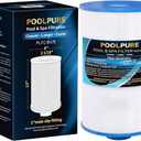 POOLPURE C-8475 Spa Filter Replaces Unicel C-8475, Pleatco PCS75N, Coleman Spas 75, 100594, 3301-2262, Filbur FC-3320, Maax Spas, 75 Sq.ft. Hot Tub Filter Cartridge 1pack