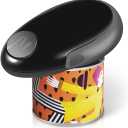 Hands-Free Electric Can Opener for Seniors and Arthritis, Automatic One-Touch Can Opener Electric, Safe Smooth Edges, Black