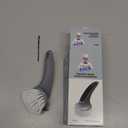 MR.SIGA Pot and Pan Cleaning Brush, Dish Brush for Kitchen (Black & Grey)