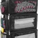 Olosar Suitcase Organizer, Travel Luggage Organizer Portable Hanging Travel Shelves Collapsible Hanging Packing Cubes for Carry on Suitcase