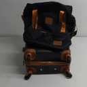 Coolife Suitcase Set 3 Piece Luggage Set Carry On Hardside Luggage with TSA Lock Spinner Wheels (Black, 3 piece set (DB/TB/20))