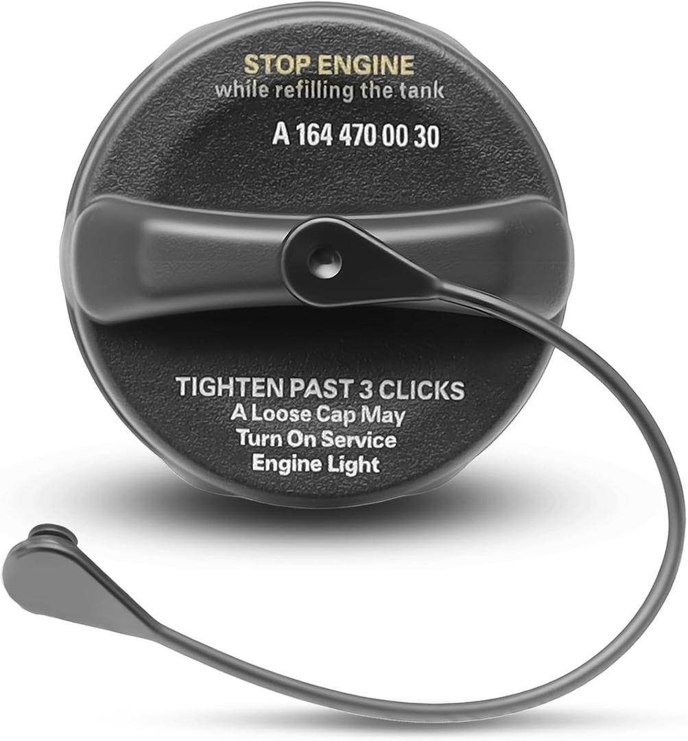 A1644700030 Gas Cap Fits for Mercedes-Benz Fuel Cap, Fuel Tank Cap Fits for ML350 GL450 ML320 R350 ML500 ML63 AMG GL550 R320 GL63 AMG R500 R63 AMG GL320 ML550 Gas Caps, Gas Cap Replacement A1664705800