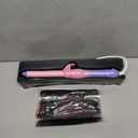 Rotating Curling Iron, Beach Waves Hair Curler Automatic Rotating, Best Curling Iron for Thin Fine Hair (Pink)