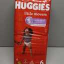 Huggies Size 6 Diapers, Little Movers Baby Diapers, Size 6 (35+ lbs), 50 Count (2 packs of 25), Packaging May Vary