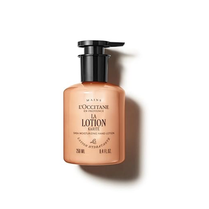 L'OCCITANE La Lotion Fast Absorbing Hand & Body Cream, Shea Butter, Verbena Citrus, Intensive Nourishing & Moisturizing Treatment For Dry, Cracked Skin