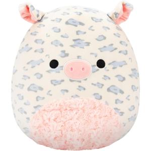 Squishmallows Original 12in Rosie The White Spotted Pig with Pink Swirl Belly  Official Jazwares Easter Plush (Medium-Sized)