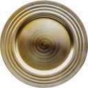 13" Gold Chargers for Dinner Plates, Party Table Decor Set of 6