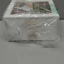 Jewelry Box Organizer with Glass Lids 3 Layer Jewelry Storage Case PU leather Jewelry Boxes for Woomen Suitable for Storing Rings Necklaces Earrings, Bracelets Gift Box for Girls (White)