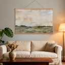 VIYYIEA Extra Large Canvas Wall Art, 36x54 Inch Minimalist Landscape Painting, Neutral Abstract Nature Wall Decor for Living Room or Bedroom, Above Sofa