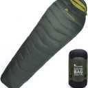 MOUNTAINTOP Mummy Sleeping Bag Down Sleeping Bag Ultralight Sleeping Bag Winter Small Pack Size for Outdoor Camping Travel Camping or Indoor