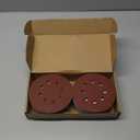 100 PCS 5 Inch Sanding Discs 120 Grit, Round Hook and Loop Sandpaper for Random Orbital Sander