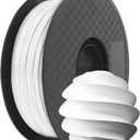 PLA Filament 3D Printer Filament Modeling Material 1.75mm 200g, High Speed Printing Filament, Enhanced Toughness, No Clogging No Warping, Dimensional Accuracy 0.02mm Dark White