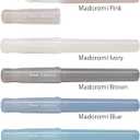 Pilot Kakuno Fountain Pen Madoromi Color Series, Gold (Smiley Face) Medium Nib, Perfect for Beginners and Creative Expression, Ivory, PFKA-1MDIM