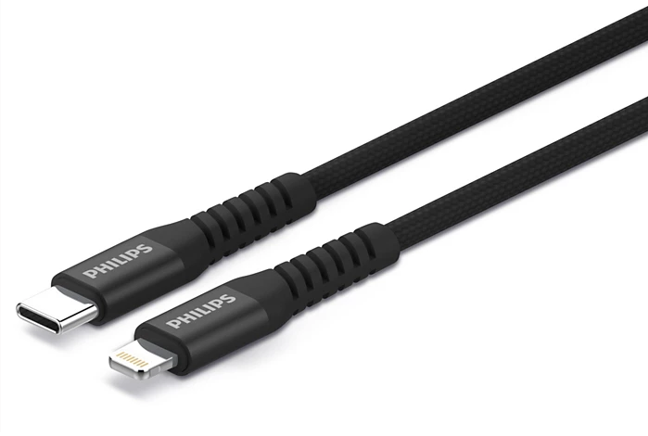 NEW Apple Quick Charge Cable to USB C Extended Length 6.5 Foot Black