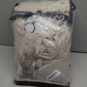 Dark Flax Linen Pinch Pleated Curtains 105 Inches Long for Bedroom Taupe Beige 100% Black Out Floor to Ceiling Sound Dampening Double Layer Living Room Darkeing 2 Panels Burlywood Birch Windows Drape