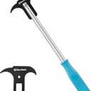 DURATECH Seal Puller with Extra Blade, Heat Treated Steel, Dual Hook Tips for Oil and Grease Seals Removal