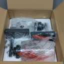 Set of 2 Wall Sconces for Bathroom, Modern Vanity Light Fixtures, Matte Black Wall Mount Lighting Lanterns, Farmhouse Wall Lights with Clear Glass Shade for Bedroom Living Room Mirror Hallway Kitchen