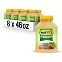 Mott's No Sugar Added Applesauce, 46 Oz Jar (Pack Of 8), Good Source Of Vitamin C, No Artificial Flavors, BBD 01/30/2027